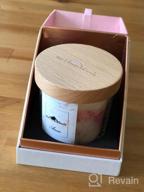 img 1 attached to Amour (Rose) Luxury Handmade Aromatherapy Candle - Infused With Real Flowers And 100% Essential Oils For Bath Or Meditation - Made With Natural Soy Wax For A Premium Experience By MyHomeBody review by Alan Brewer