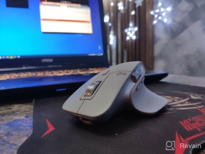 img 1 attached to 🖱️ Logitech MX Master Wireless Mouse: High-Precision Sensor, Easy-Switch up to 3 devices, Meteorite Black review by Adisorn Chantaprom ᠌