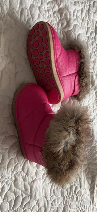 img 1 attached to Femizee Girls Boys Winter Boots: Stylish 👢 and Cozy Snow Boots for Kids (Toddler/Little Kid) review by Juan Mcallen