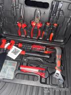 img 1 attached to 168-Piece General Household Tool Set Kit With Plastic Storage Case In Bright Orange By CARTMAN review by Daniel Reeder