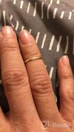 img 1 attached to 🏻 Baby Ring in Sterling Silver or 14K Gold-Plated, with a Twisted or Plain Band review by Jamie Sorenson