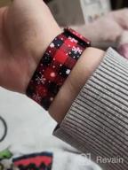 img 1 attached to Stylish & Flexible Fitbit Sense/Versa 3 Bands - Elastic Nylon Scrunchies For Women & Men review by Michael Miner