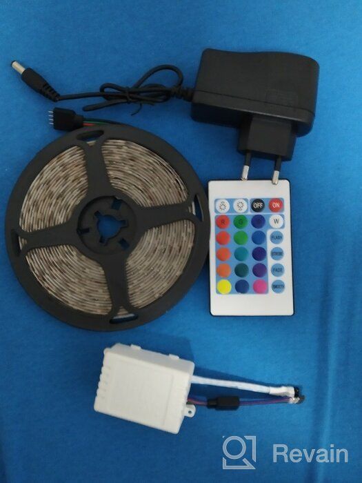 img 1 attached to LED strip with remote control multicolor RGB for home 5 m review by Janis Gailitis ᠌