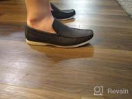 img 1 attached to Genuine Venetian Men's Loafers & Slip-Ons by Driver Club USA review by Robin Naber