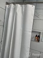 картинка 1 прикреплена к отзыву 🚿 KAMANINA Curved Shower Curtain Rod 54-90 Inches: Extendable, Rustproof, Heavy-Duty and Premium Aluminum in Black от Bob Trapp