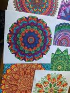img 1 attached to Unwind And De-Stress With Arteza'S Mandala Coloring Book For Adults - 50 One-Sided Images Of Intricate Designs On 9X9 Inches, Perfect For Relaxing, Reflecting, And Decompressing review by Steve Linquist