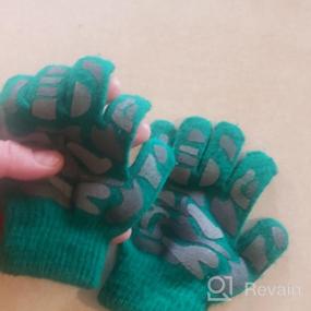 img 8 attached to Уютные и эластичные: 12 пар зимних перчаток для мальчиков и девочек