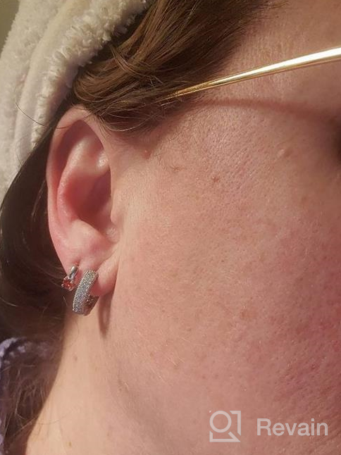 img 1 attached to 💍 Stylish Hypoallergenic Huggie Hoop Earrings Set for Women and Girls - Gold and Silver, Lightweight Design - Perfect Valentine's Day Gift review by Daniel Mettler