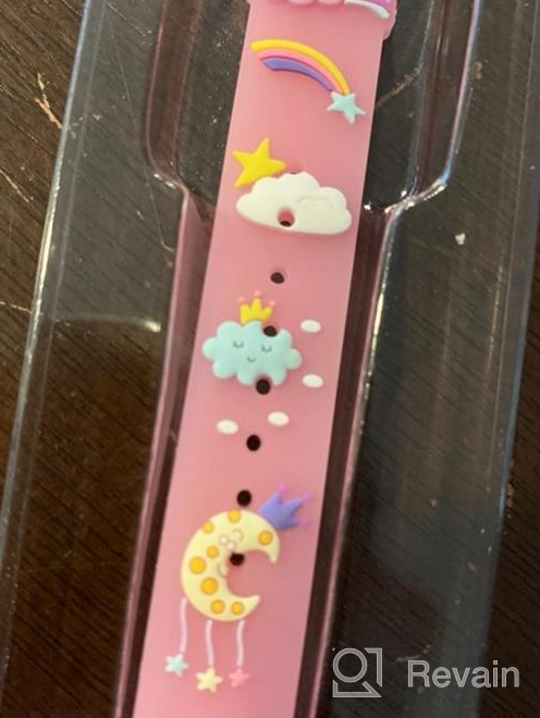 img 1 attached to Waterproof Unicorn Silicone Kids Watch - 3D 🦄 Cartoon Design for Girls Aged 3-10, Ideal Toddler Gift review by Amy Dixon