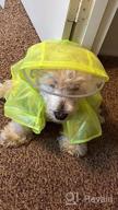 img 1 attached to Waterproof Pet Raincoat W/ Hood - Reflective Yellow For Medium Dogs By Mogoko review by Neal Martin