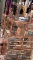 картинка 1 прикреплена к отзыву Teal Thrill: Sorbus Large Clear Makeup Organizer With Detachable Spacious Beauty Display - Ideal Jewelry & Make Up Storage For Vanity, Dresser & Countertop от Antoine Collins