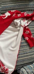 img 6 attached to SMILING PINKER Рождественская одежда для девочек с Санта-клаусами и снежинками.