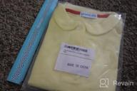 img 1 attached to UNACOO Toddler Cotton Sleeves Collar Girls' Clothing in Tops, Tees & Blouses review by Kavon Wiley
