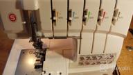 img 1 attached to 🧵 SINGER Professional 14T968DC Serger Overlock: 2-3-4-5 Stitch Capability, 1300 Stitches per Minute - Sewing Made Easy in White review by Anastazja Steblianko ᠌