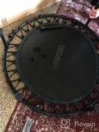 img 1 attached to ONETWOFIT 36 Inch Foldable Mini Trampoline With Adjustable Handle Bar, Silent Bungee Rebounder For Child/Toddler, Indoor/Outdoor Jump Sports, Max 110Lbs - OT201 review by Luis Harper