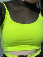 img 1 attached to Stay Active And Stylish With Abardsion'S Neon Color Buckle Tank Tops For Women review by Chris Mania
