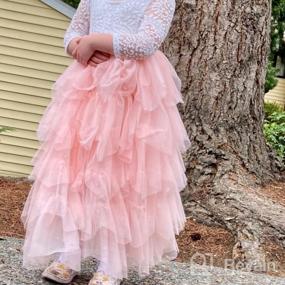 img 5 attached to 👸 Princess Birthday Party Dresses - Tutu Lace Cake Dress Skirts for Flower Girls