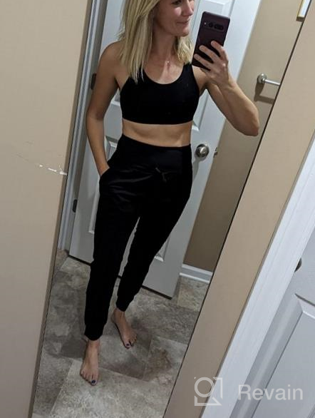 img 1 attached to Women'S High Waisted Joggers: Gradual Sweatpants With Zipper Pockets For Athletic Workouts & Lounging review by Todd Hauff