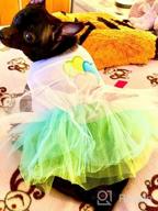 img 1 attached to Small Flower Pink Puppy Tutu Skirt Dog Dress - Cute And Stylish Pet Outfit! review by Jake Solorzano