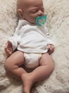 img 1 attached to Silicone Baby Doll - 14 Inch Eyes Closed Boy With Pacifier Capability | Made With Full Silicone Material | Not Vinyl Dolls By Vollence review by Ario Rojas