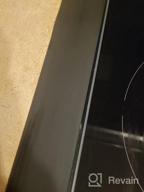 img 1 attached to Black Heat Resistant Stove Gap Covers - 25 Inch, Pack Of 2 - Kitchen Counter Gap Filler Seals Gaps Between Stovetop And Counter, Easy To Clean review by Ryan Springer