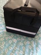img 1 attached to Fireproof Document Box With Lock - TABIGER Portable Filing Box For Important Documents, Waterproof And Secure Organizer With Handle, Hanging File Storage For Letter And Legal Size Papers In Black. review by Matthew Coste