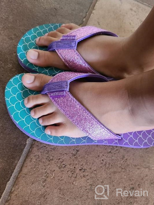 img 1 attached to 💁 Watelves Flip Sandals: Perfect for Boys' Shoes and Sandals in Size 35 review by Greg Bloom