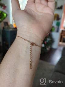 img 6 attached to 🙏 Rose Gold and Silver Sideways Cross Bracelets by WDSHOW