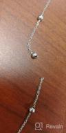img 1 attached to Double Layered Teardrop Y-Necklace In S925 Sterling Silver - Ideal Gifts For Women review by Angie Zhang