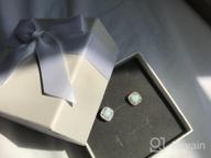 img 1 attached to Carleen White Gold Plated Sterling Silver CZ & Opal Jewelry Set for Women: Elegant, Affordable & Gift-Worthy review by Jaime Collins