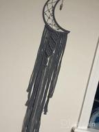 img 1 attached to Bohemian Beauty: Black Dream Catcher With Crystal Moon Stone review by Angel Yergeau