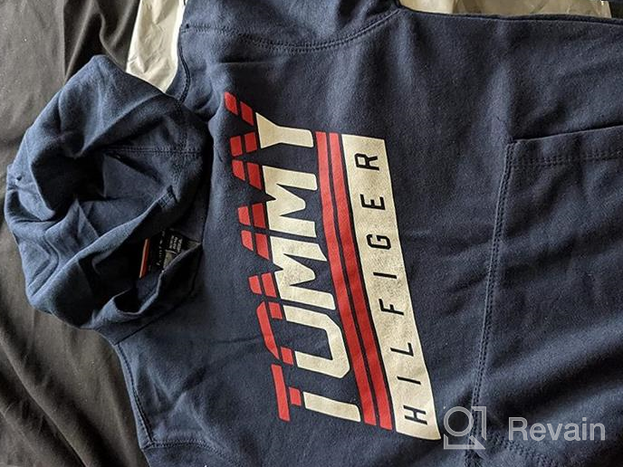 img 1 attached to 👕 Tommy Hilfiger Fashion Pullover Hoodie - Boys' Clothing for Stylish Hoodies & Sweatshirts review by John Lewis