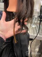 img 1 attached to 20"-22" 100% Human Hair Mannequin Head - Perfect For Hairdresser Training & Practice Cutting Braiding With Free Clamp Holder 92022LB0214 review by Jamie Kamoso