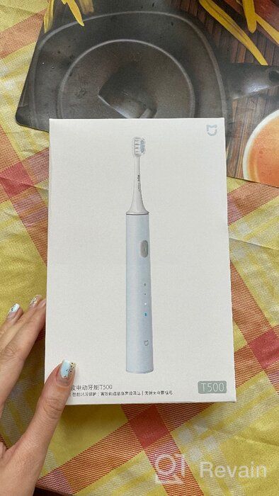 img 1 attached to Sound toothbrush Xiaomi Mijia T500, blue review by Czesawa Krajewska (C ᠌