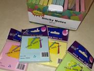 img 1 attached to 3X3 Self-Stick Sticky Notes, 36 Pads, 100 Sheets/Pad Assorted Colors, Easy To Post For Study & Daily Life review by Mike Burnett