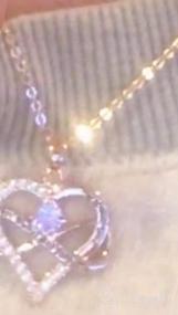 img 6 attached to Ожерелье Infinity Love с камнем: идеальный подарок на день рождения для женщин, сестер и девочек