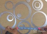 img 1 attached to Set Of 28 Silver Circle Wall Stickers For DIY Living Room/Bedroom Decoration With Mirrored Finish - Aooyaoo Solid Circles review by Keith Howe