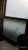 img 1 attached to DUOFIRE Privacy Window Film Frosted Glass Film Matte White Static Cling Glass Film No Glue Anti-UV Window Sticker Non Adhesive For Privacy Office Meeting Room Bathroom Living Room DS001W 35.4X157.4In review by Quas Santiago