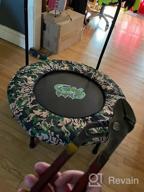 img 1 attached to 🌳 Gardenature Trampoline-36 inch Foldable Portable Indoor Camouflage Trampoline for Kids review by Alan Sitton