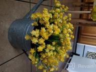 img 1 attached to Add Vibrant Yellow Daffodils To Your Space With Foraineam'S Artificial Flower Bundles - Perfect For Indoor And Outdoor Decorating! review by David Baer