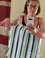 img 1 attached to Boho Chic: Loose Floral Tank Tops For Plus-Size Women review by Jorge Bryant
