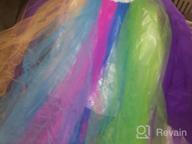 img 1 attached to 💃 CoutureBridal® Long Tutu Rainbow Tulle Skirt for Women - Fluffy Performance Skirt review by Chris Bertoli
