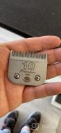 img 1 attached to Furzone Detachable Japanese Steel Blade - Size 10, 1/16", Compatible With Andis, Oster & Wahl A5 Clippers For Extra Durable Cutting Performance. review by Cody Siger