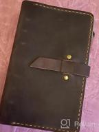 img 1 attached to Refillable Genuine Leather Journal: Handmade Vintage Organizer Notebook For Men And Women review by Brian Manfre