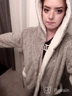 img 1 attached to Get Cozy With TIMSOPHIA'S Soft Animal Bathrobe - Hooded Plush Robes For Women, Perfect Koala-Themed Gift review by Jeff Robeson