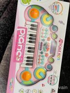 img 1 attached to Pink Toddler Piano Toy For 12-18 Month Olds - Educational & Fun Musical Toy Gift review by Keisha Wright