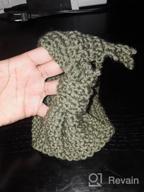 картинка 1 прикреплена к отзыву Warm Winter Knit Crochet Turban Headband For Women - Chunky Crocheted Headwrap And Ear Warmer By DRESHOW от Mike Woolford