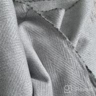 картинка 1 прикреплена к отзыву Herringbone Gray Summer Throw Blanket | Lightweight Soft Boho Decorative Blanket With Fringe For Bed Sofa Couch Outdoor 55'' X 75'' от Todd Wigfall