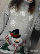 img 1 attached to Stay Cozy And Festive With Jumppmile Women'S Oversized Christmas Sweater Dress With Pockets! review by Sam Thorpe