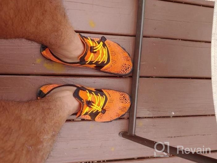 img 1 attached to Mens & Womens Non-Slip Water Shoes For Swimming, Hiking, Kayaking & More! review by Danielle Hemp